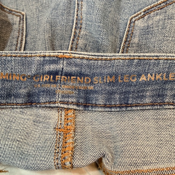 Chico’s So Slimming Beaded Vines Girlfriend Ankle Jeans - Picture 10 of 11